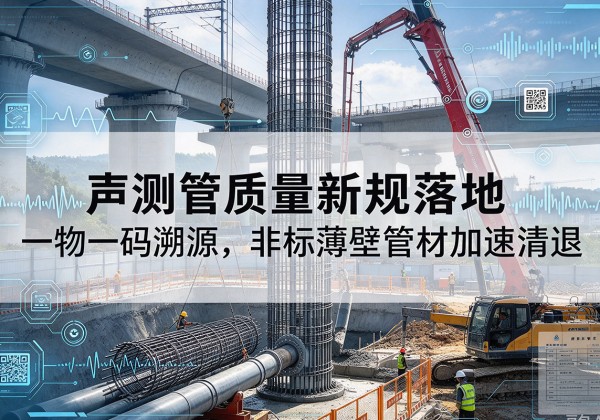 苏尼特左旗声测管质量新规落地，一物一码溯源，非标薄壁管材加速清退