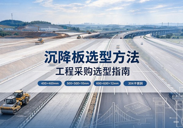 苏尼特左旗沉降板选择方法